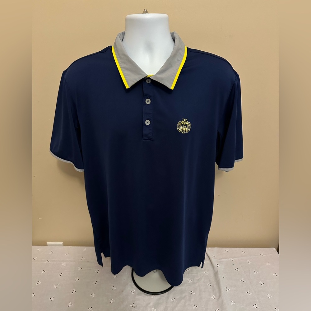 Addias Climacool Men's Large Polo Embroidered Lakewood Golf Club Denver CO.